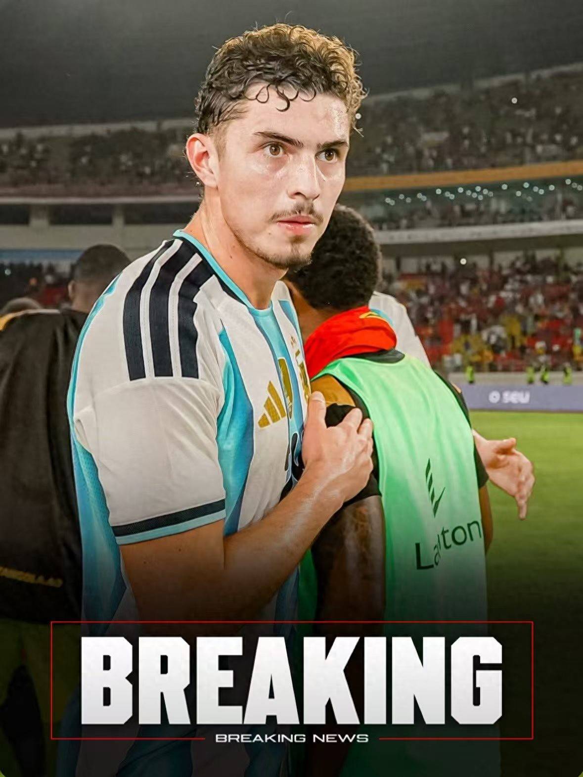 法甲射手榜第1 阿根廷中锋帕尼切利十字韧带撕裂 无缘2026世界杯